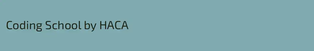 Coding School by HACA